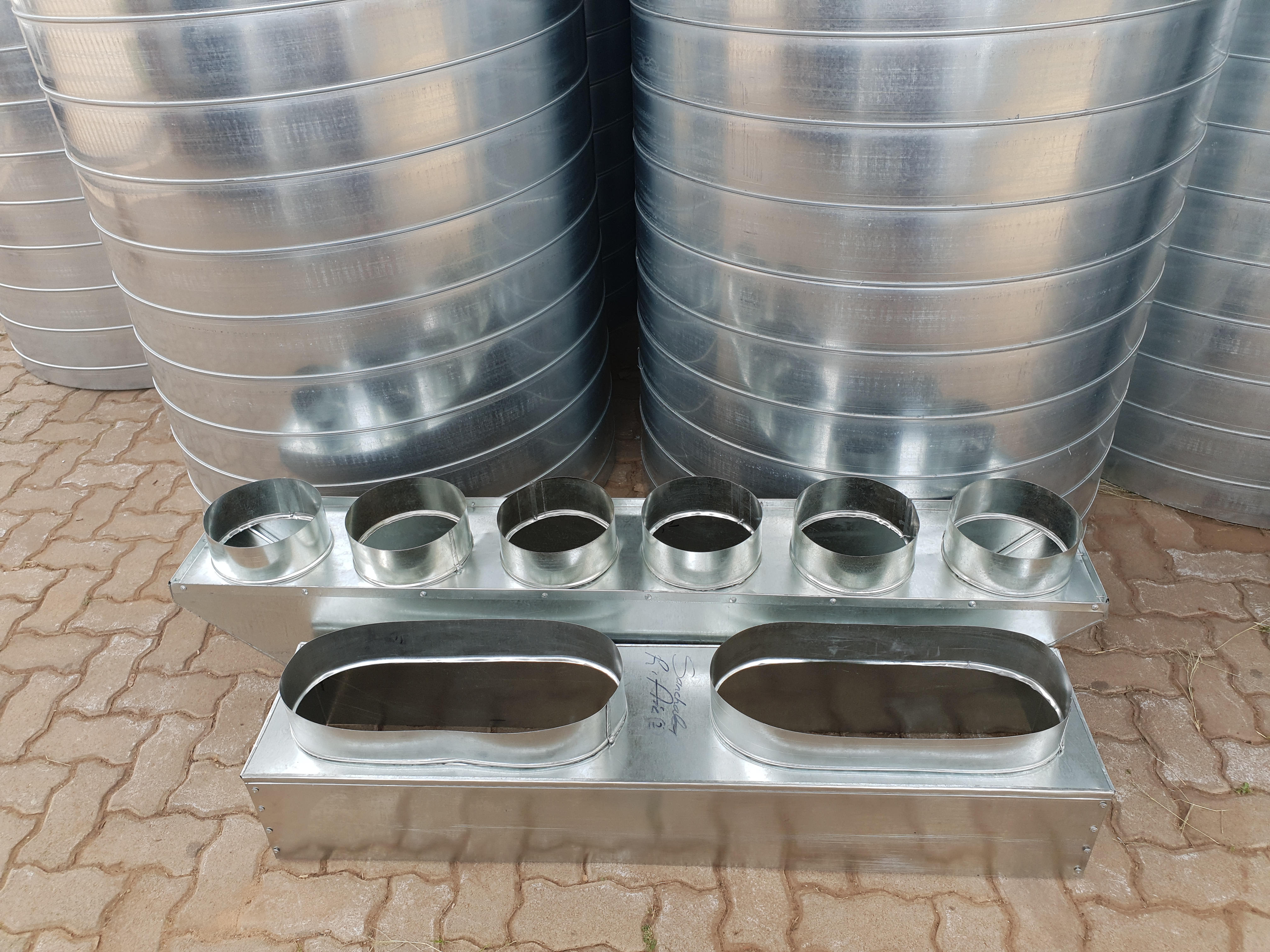 Plenum boxes ducting component